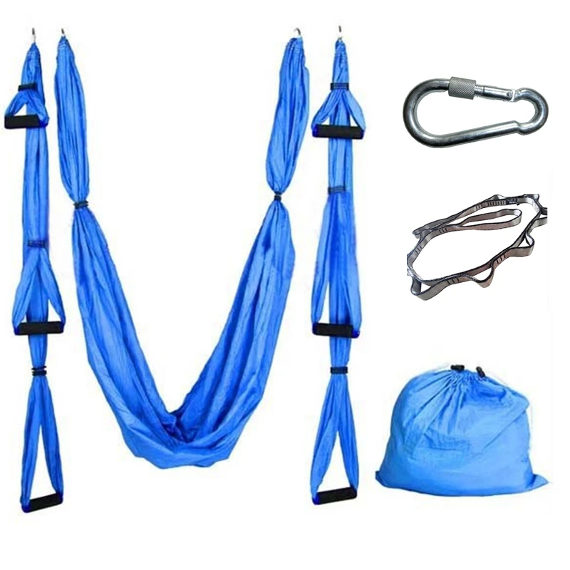 Летающие Антигравитационные качели для йоги Воздушный Гамак инверсия слинг