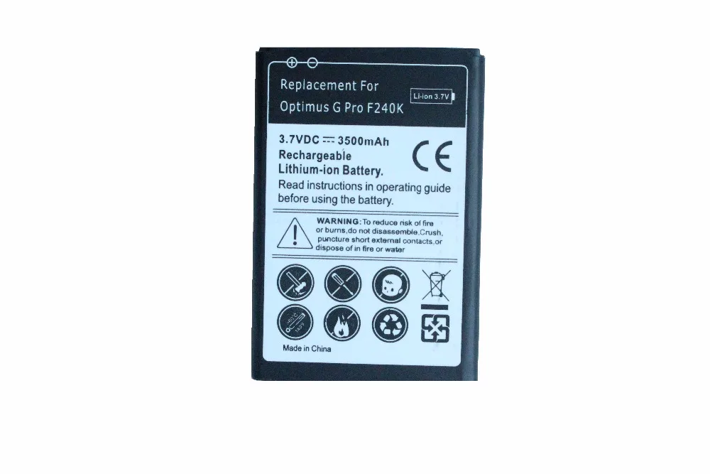 Ciszean 3500 мА/ч BL 48TH запасная батарея для LG Optimus G Pro F240 F240L F240K F240S L 04E E980 E986 E988 F310 E940 E977