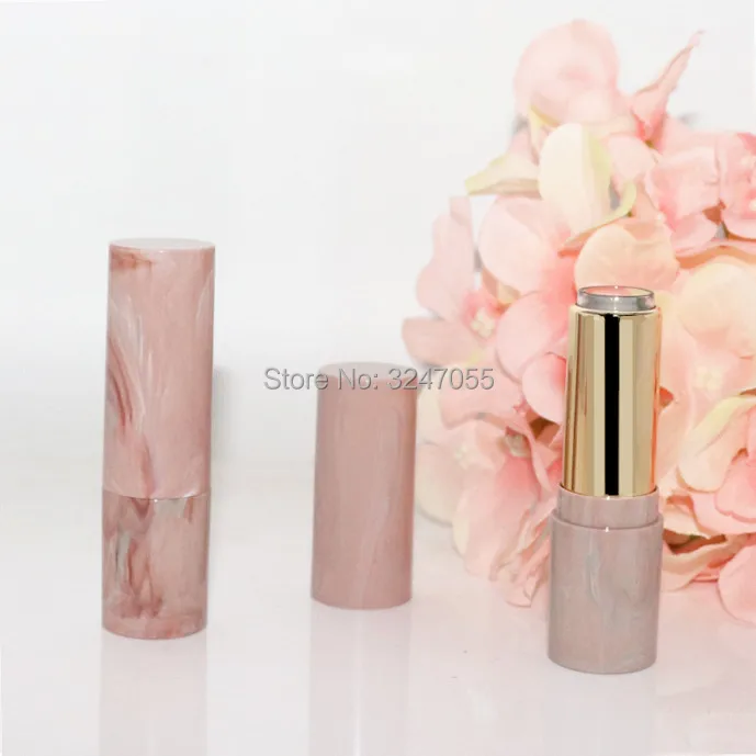 10/30/50pcs 12.1mm Cosmetic Empty Marble Lip Rouge Filling Container Beauty Makeup Lipstick Tube Balm Refillable Bottle | Красота и
