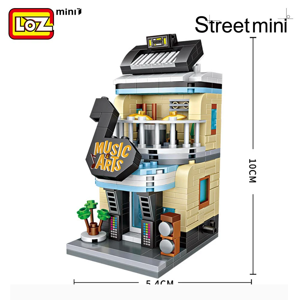 LoZ блоки мини-конструкторов в инструмент магазин строительные бизнес-стрит