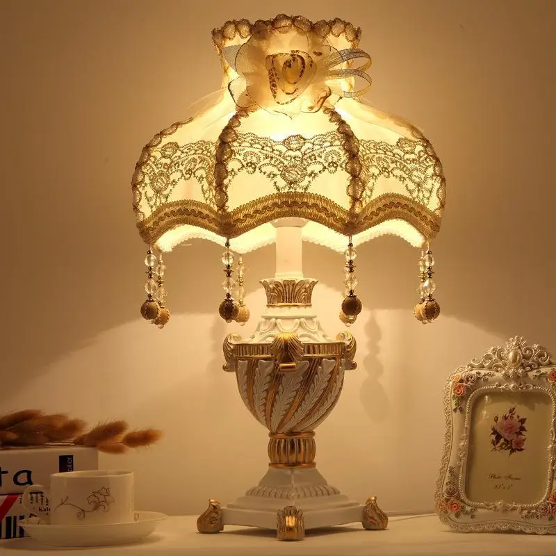 Домашняя настольная лампа Tafellamp Lampe Chevet Chambre Lampara Dormitorio Европейский дом Abajur Para Quarto