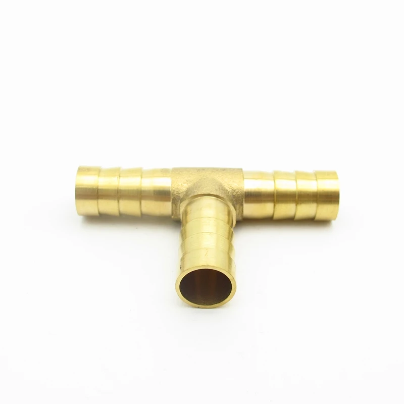 Штуцер для шланга 10 мм равноценный Тройник 3-ходовой латунный штуцер с