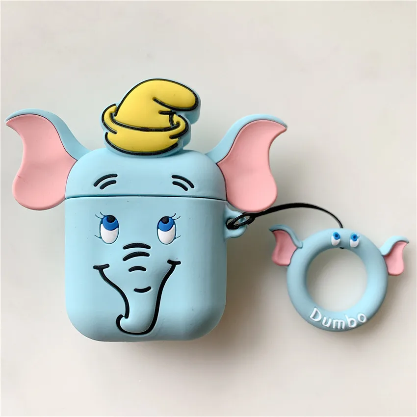 Мультфильм силиконовый чехол наушники для airpod милый airpods силиконовые брелок tws