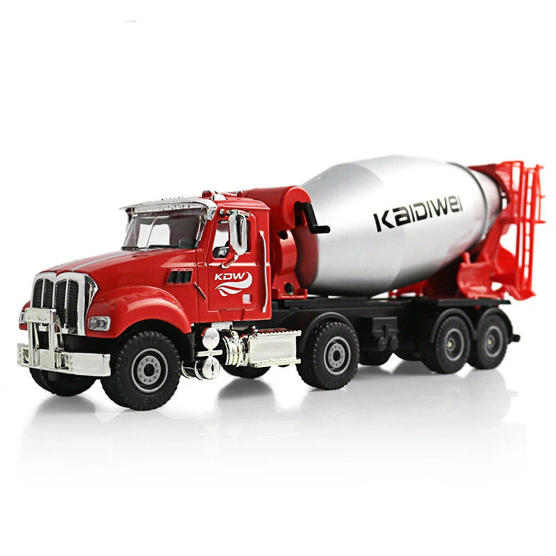 1:50 Simulation Alloy Engineering Truck Cement Mixer Model Concrete Car Construction Site Metal For Toy Gift |