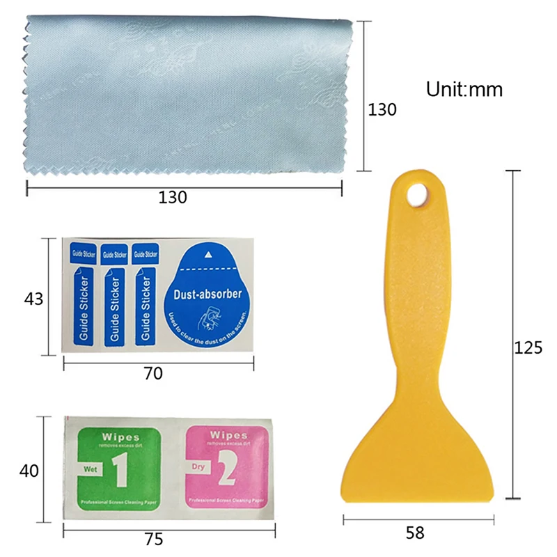 Пара автомобильных наклеек пленка для автомобильного зеркала прозрачная