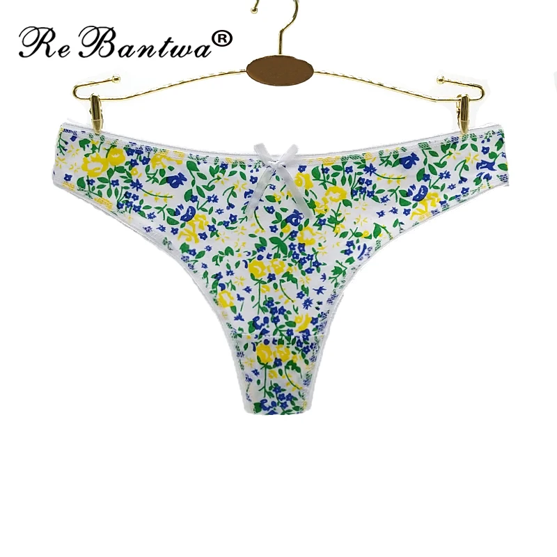 Женские пикантные G стринги нижнее белье хлопковые трусики милое женское с