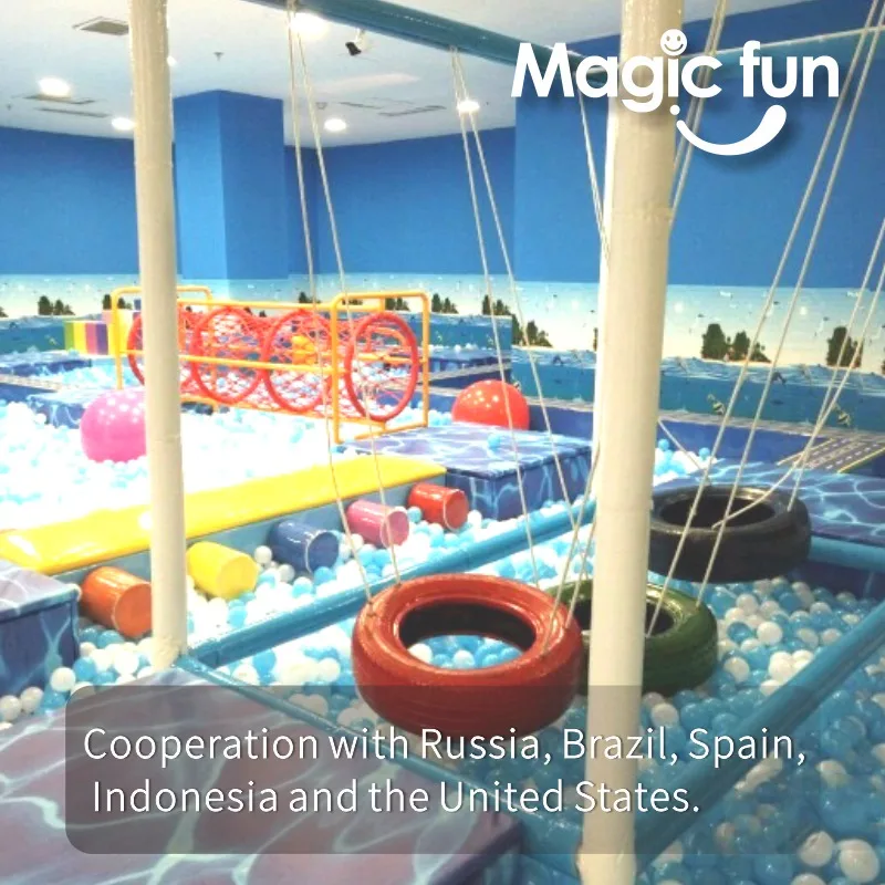 Детская крытая игровая площадка MAGIC FUN прекрасная мягкая фабрика конфетная