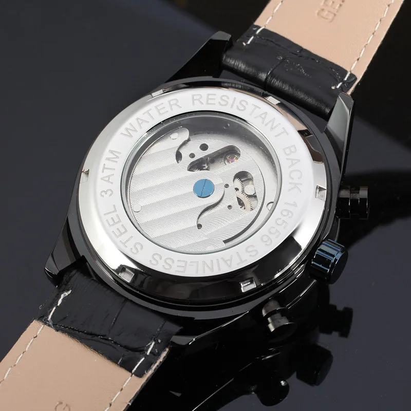 FORSINING мужские часы с большим циферблатом 2019 Tourbillon автоматические механические