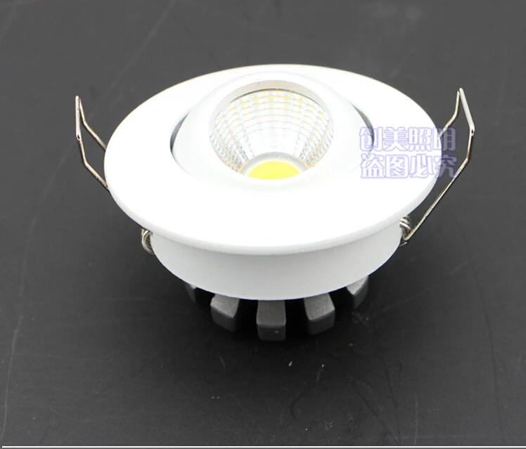 10 шт. светодиодный встраиваемый светильник с регулируемой яркостью cob 6 Вт