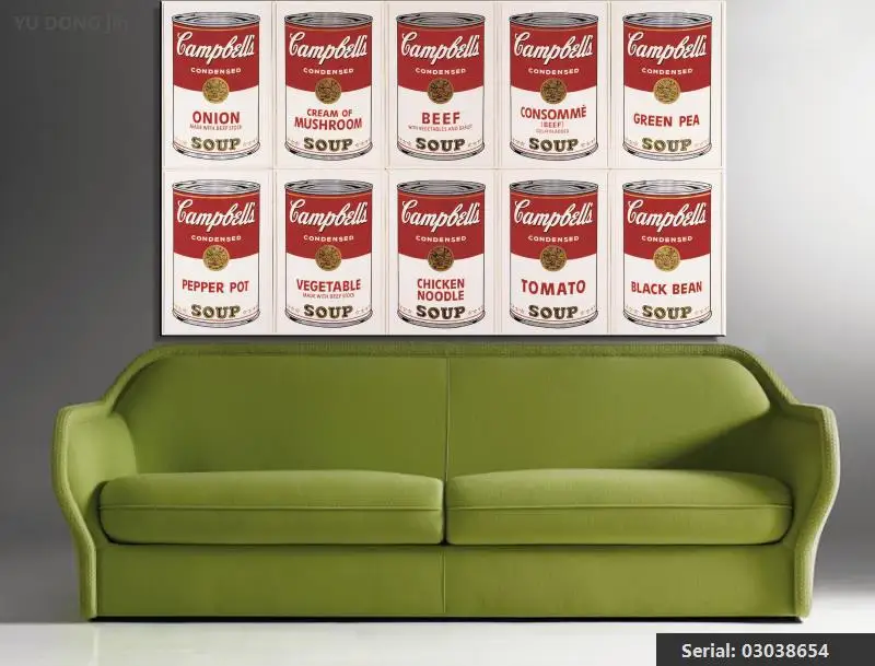 Yu Dong jin Andy Warhol натюрморт абстрактная живопись маслом Рисование Искусство спрей