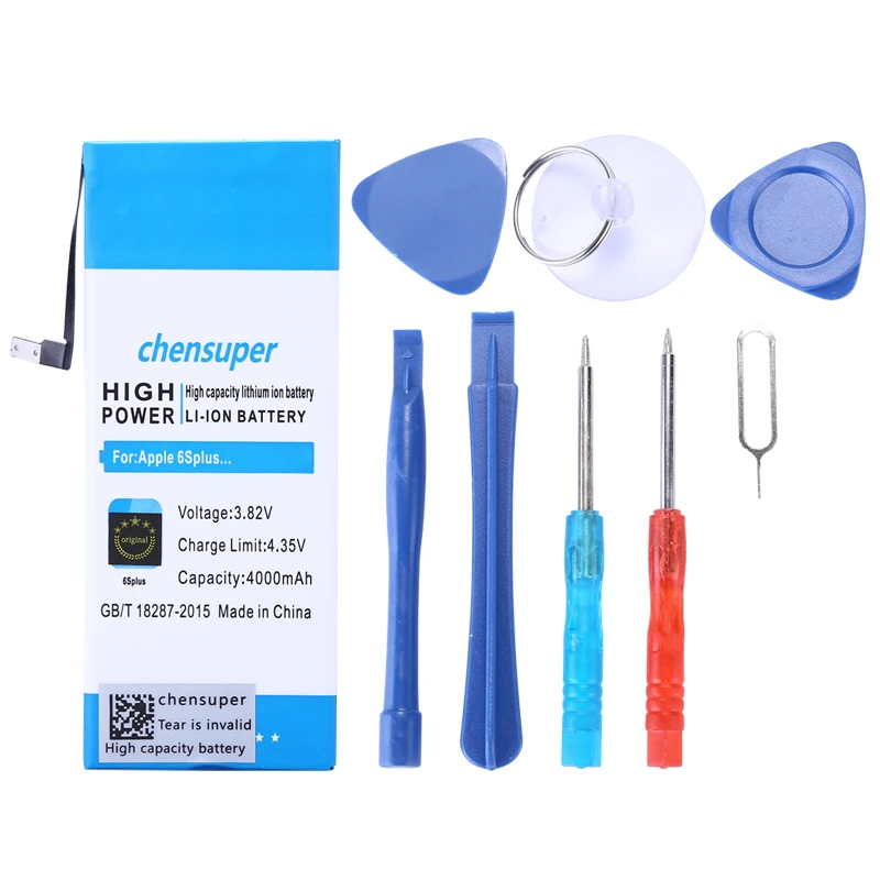 Chensuper 4000 mAh аккумулятор для Apple iphone 6 S Plus для iphone 6 S Plus аккумулятор+ Бесплатные инструменты