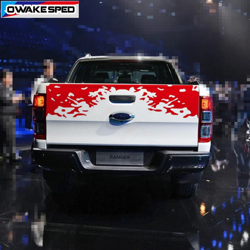 Пикап багажник Декор стикер s для Ford Ranger струйная печать брызги графика виниловая