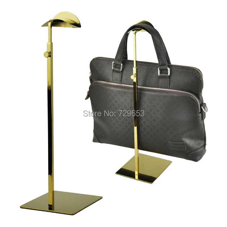 5 шт. регулируемый металлический титановый Золотой подставка для витрины сумочек