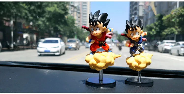 Летающий DRAGON BALL Z Автомобильные украшения окна Сон Гоку лобовое стекло 3D наклейки милые куклы приборной панели игрушки Авто интерьерные украшения