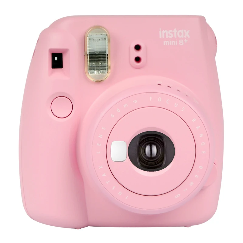 Камера моментальной печати Fujifilm Instax Mini 8 Plus клубника с ручным ремешком Fuji крупным