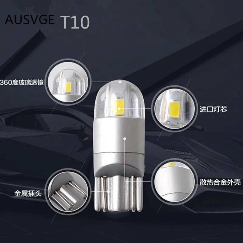 2 шт. светодиодный Автомобильные светодиодные лампы T10 LED W5W 12 В | Автомобили и