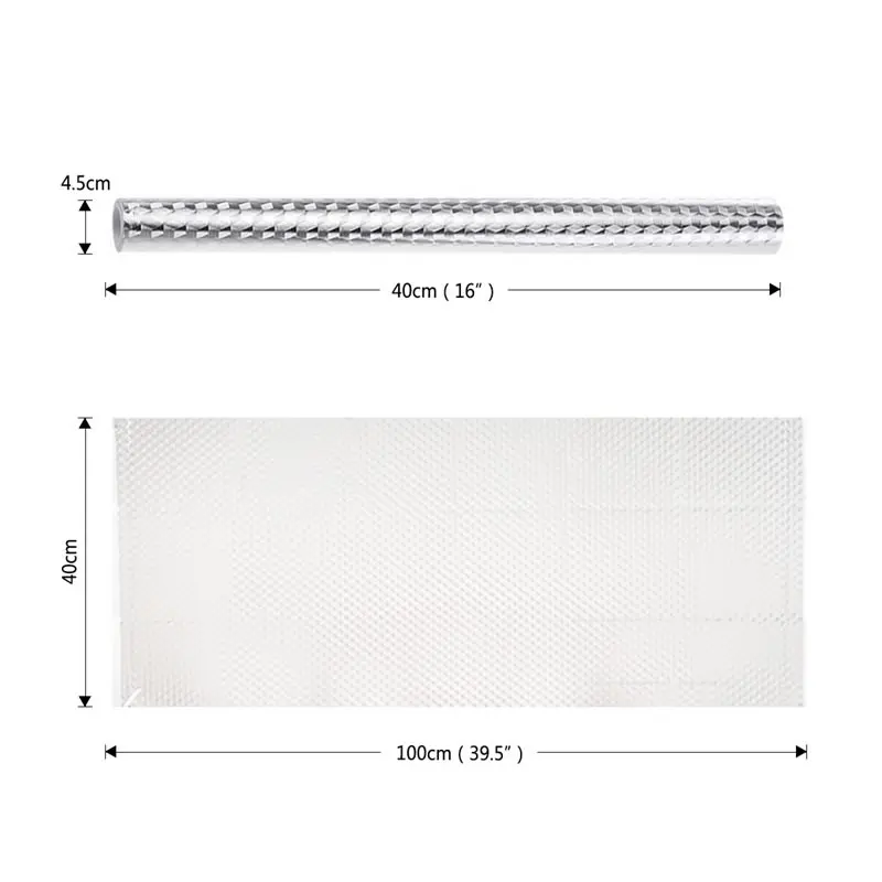 OBRKING 40*100cm Kitchen Oil Proof Sticker Waterproof Change Bathroom Stickers Peel and Stick Countertops Paper | Дом и сад