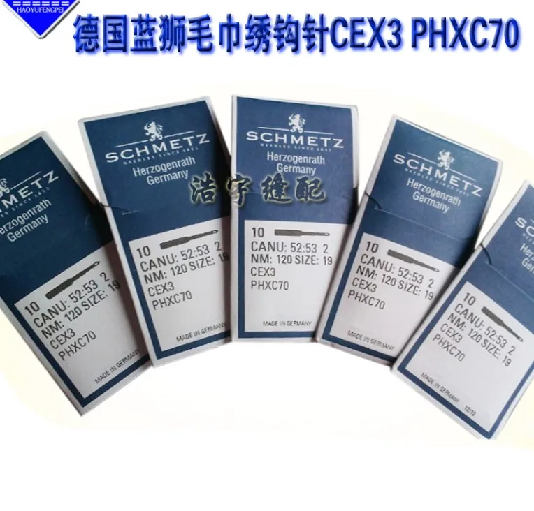 10 шт. PH * c70/ce 3 schmetz для Вышивка полотенце промышленные иглы швейных машин