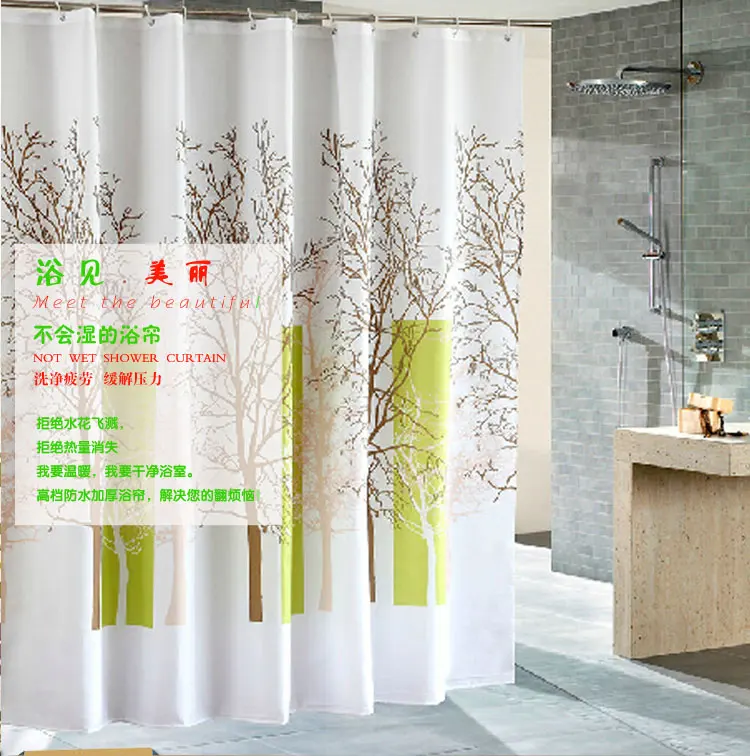 Бесплатная доставка EVA тени для ванны более водонепроницаемые занавески ванной