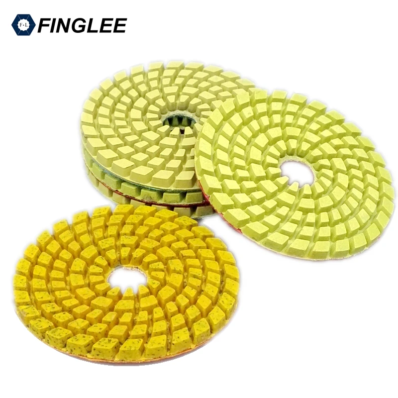 Алмазная полировальная накладка 3 шага 4 дюйма 100 мм|diamond polishing pads|polishing padfloor polish |
