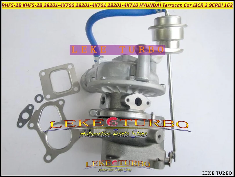 RHF5-2B KHF5-2B 28201-4X700 28201-4X701 28201-4X710 Турбокомпрессор Для HYUNDAI Terracan Car 2003-06 J3 J3CR 2.9L CRDi 163HP |