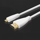 Кабель Micro HDMI-HDMI, Rankie высокоскоростной кабель HDMI-Micro HDMI HDTV-Поддержка Ethernet, 3D, 4K и возврата аудио-белый