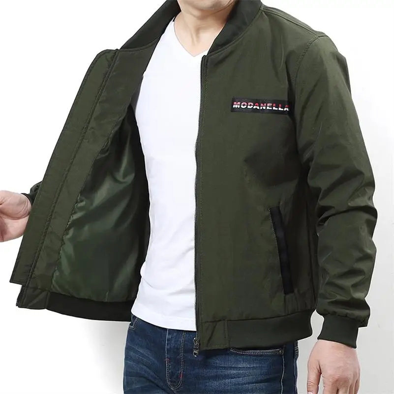 Размера плюс 10XL 9XL 8XL 6XL 5XL 4XL 2018 Весенние новые тонкие куртки Мужская модная