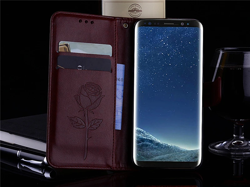 Кожаный чехол-книжка кошелек чехол для samsung Galaxy S6 S7 край S8 S9 J1 J3 J5 J7 A3 A5 J4 J6 J8 A6 A8 плюс A7 чехол для телефона