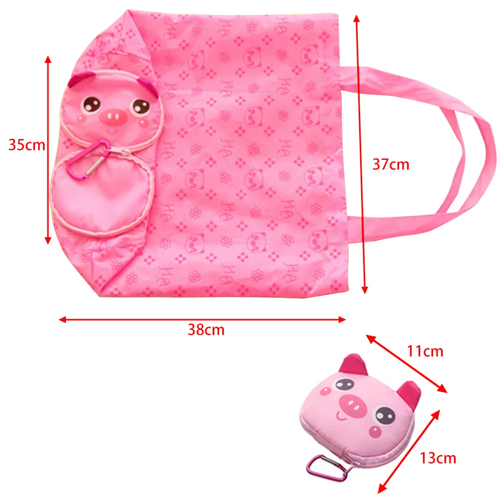 New Reusable Handbag Grocery Tote Storage Eco Travel Cute Animal Foldable Portable Shopping Bag packing Organizers | Багаж и сумки