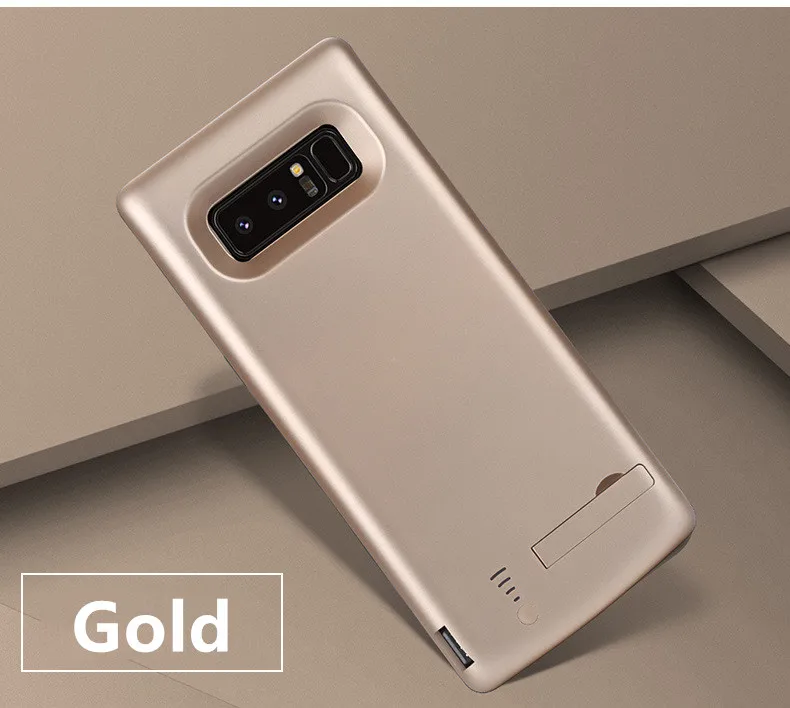 Чехол для зарядного устройства 6500 мАч для samsung Galaxy Note 8, мягкий чехол из ТПУ для зарядки телефона, для samsung Note 8, чехол для аккумулятора - Цвет: gold 6500mah  note8