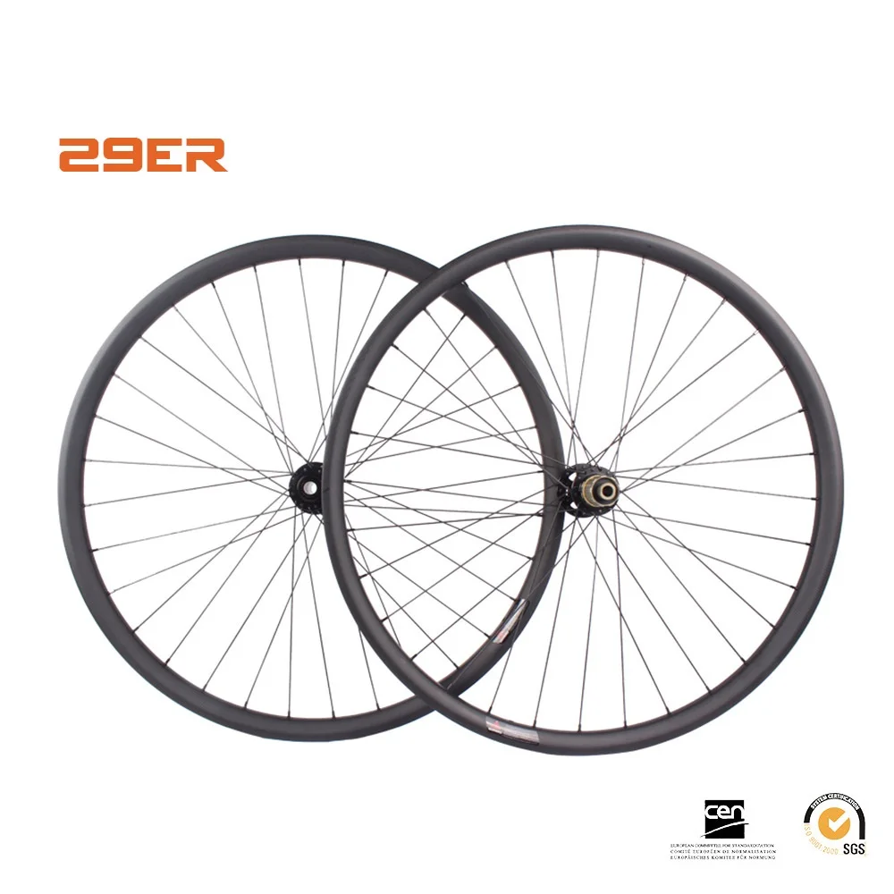 2017 легкий вес 29er углеродное волокно mtb велосипед wheelset 35*25 мм диски 32/32H|mtb rims|bike