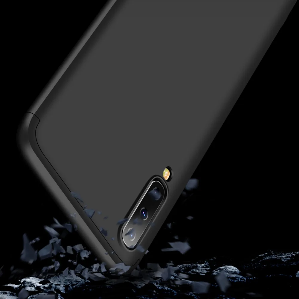 Полный защитный жесткий чехол для Samsung Galaxy A50 противоударный A505F + Защитная пленка