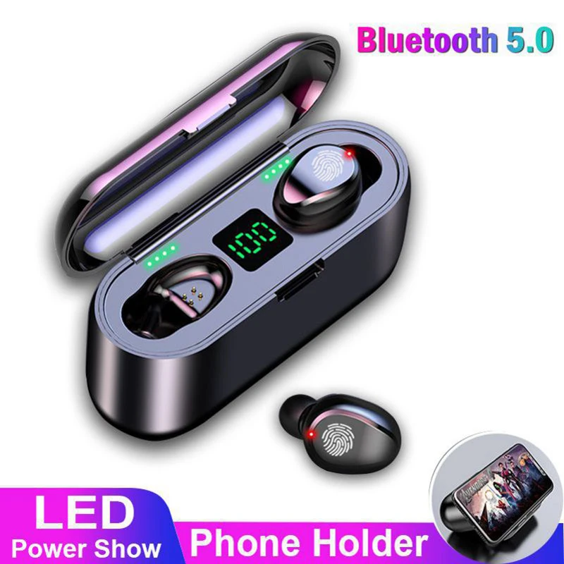 Для TWS V5.0 bluetooth-гарнитура беспроводные наушники для Android мобильного телефона