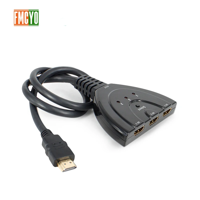 Kvm переключатель HDMI 3 порта kvm в 1 адаптер 1080P 4K коммутатор для HD DVD Xbox PS3 PS4 ноутбука и