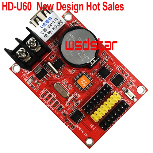 HD U60 новый дизайн 1 * HUB08 & 2 HUB12 512*32 256*32 1024*16 512*16 USB Одиночная и Двухцветная