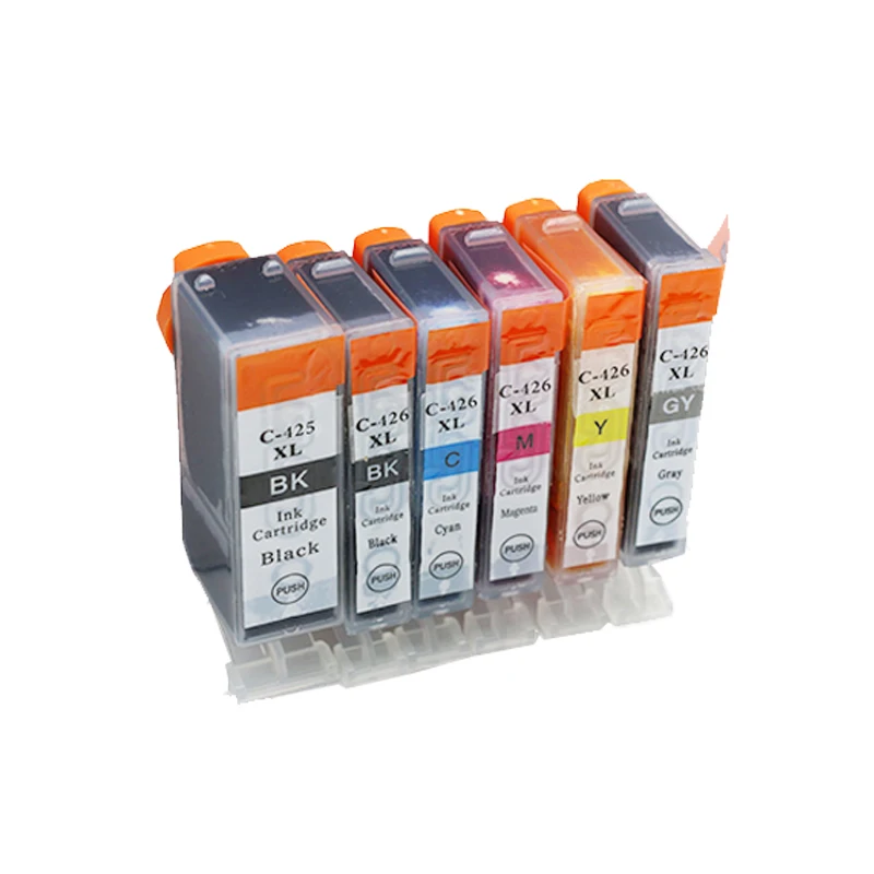12 шт. PGI 425 CLI 426 картриджи с чернилами для принтера canon PGI425 PIXMA IP4840 IP4940 IX6540 MG5140 MG5240