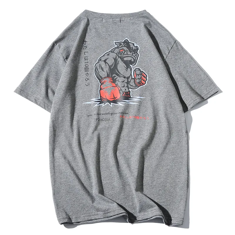 RUELK Animal Print Tracksuit t Shirt Muscle Trends In 2019 Fitness Cotton Brand Clothes For Men Bodybuilding Tee Large 5XL | Мужская