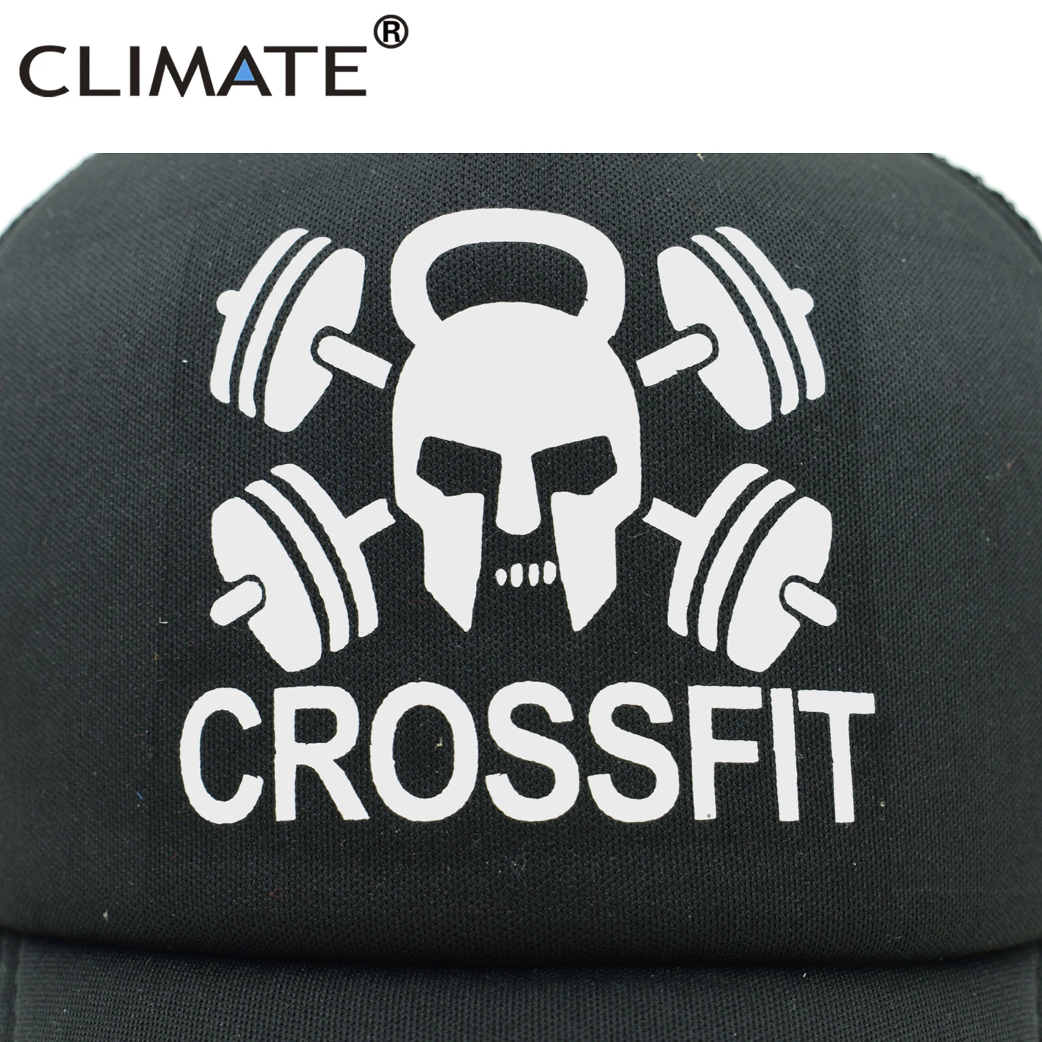 Климат Для мужчин Trucker Кепки тренажерный зал Crossfit гантели чайник колокол Фитнес