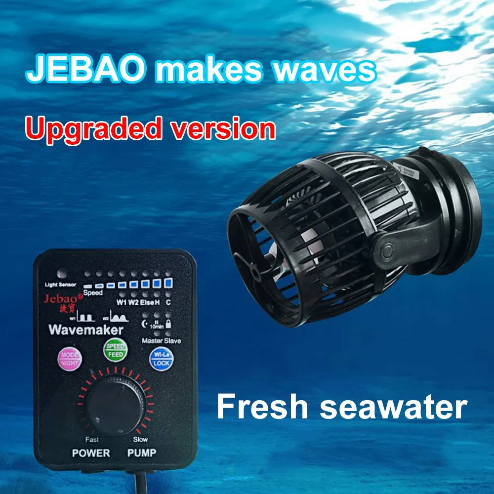 Jebao Mini Wave Pump RW4 RW8 RW15 RW20 коралловый насос для производства океанских аквариумов