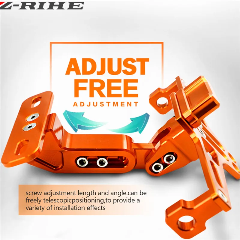 Мотоцикл части универсальный мотоцикл регулируемый угол Алюминиевый номерной