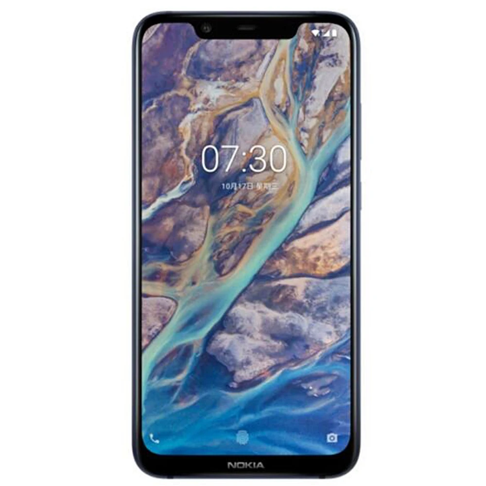 Nokia X7 4G мобильный телефон 6 18 дюймов Android 8 1 Oreo Snapdragon 710 Восьмиядерный 2 ГГц ГБ ОЗУ 128
