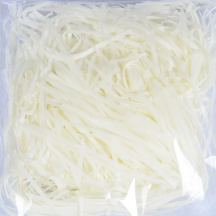 milkwhite 20 г/пакет цветной бумажный наполнитель подарочной коробки упаковочные материалы свадебный фестиваль коробка наполнитель чулок шприцы для рождественской вечеринки - Color: milkwhite