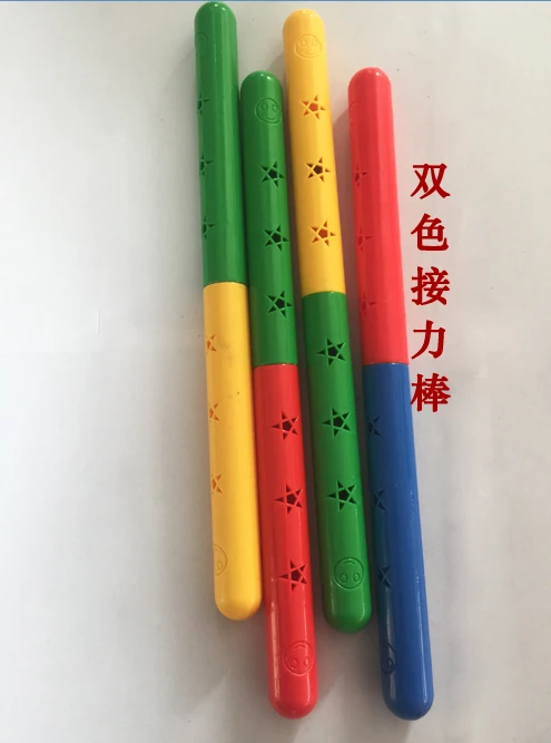 Детский трек и полевой гоночный релейный Батон для бега с колокольчиками