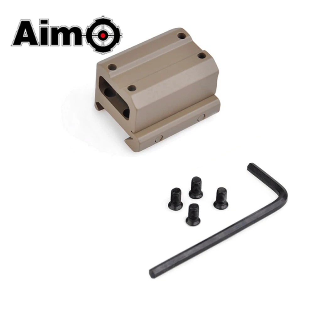 DE Aim-O страйкбол MRO Full Co-wider Mount Tactical MRO Red Dot Riflescope Base AO1786 Охотничьи аксессуары - Цвет: DE