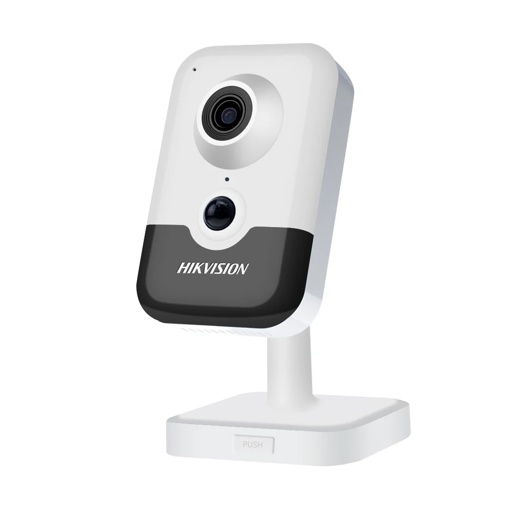 Hikvision оригинальная DS-2CD2443G0-IW Wi-Fi камера видеонаблюдения 4MP ИК фиксированный куб Беспроводная ip-камера двухсторонняя аудио H.265