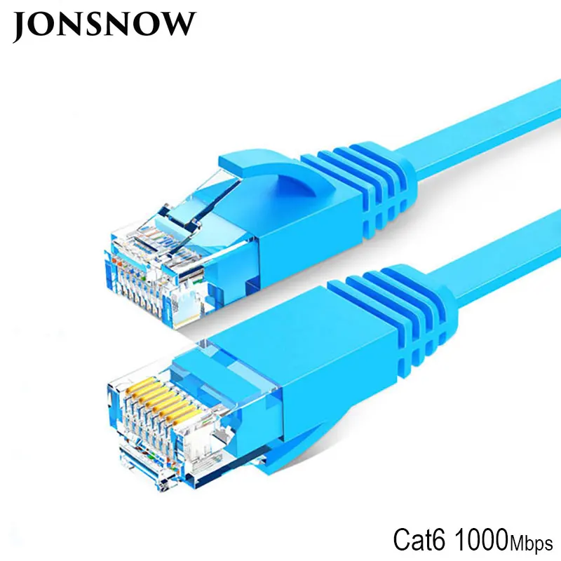 Кабель Ethernet сети JONSNOW CAT6 ПК порт RJ45 компьютерный шнур из чистой меди ультратонкий