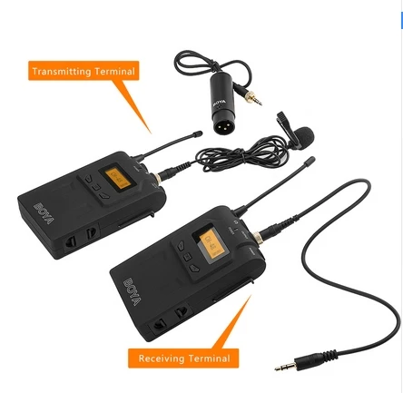 By wm6 UHF Беспроводной микрофон Системы всенаправленный петличный для DV DSLR|lavalier