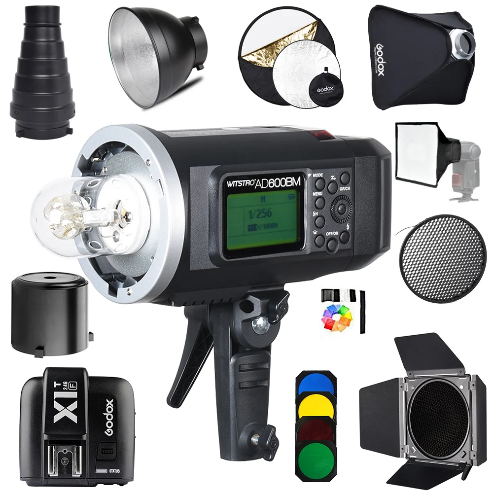 Godox AD600BM Bowens крепление 600Ws HSS 1/8000 GN87 наружная вспышка стробоскопический монолайт с