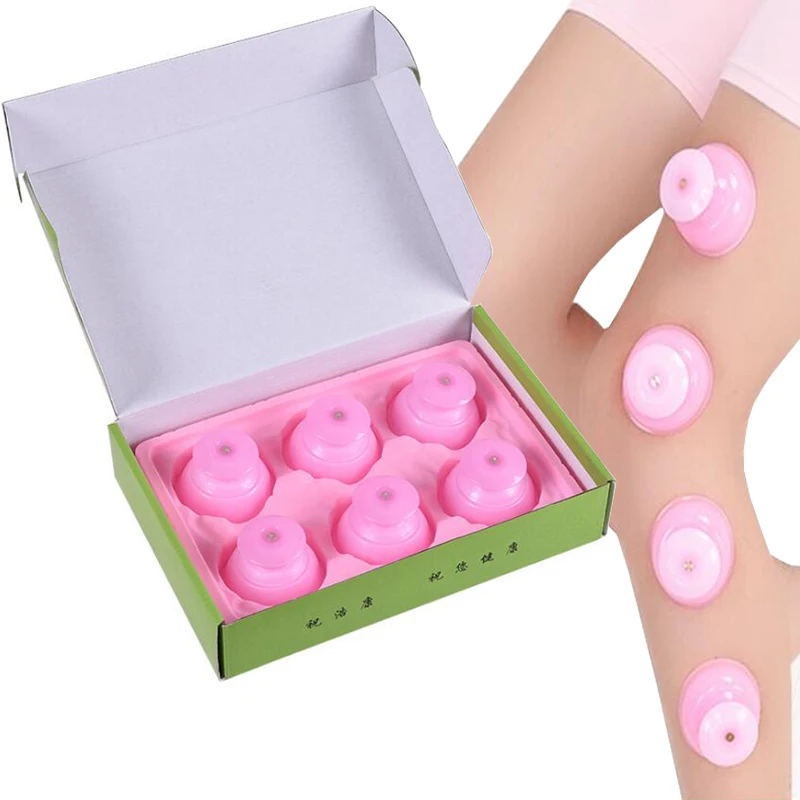 6 шт./лот утолщаются силиконовые банки бытовой для похудения Танк