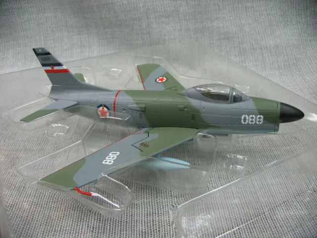 1:72 Yugoslav Air Force F-86D Military Fighter Aircraft Model |